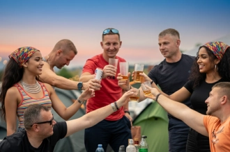 Tolle Atmosphäre am Campingplatz in Spielberg am Red Bull Ring.